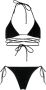 Alessandra Rich Bikini verfraaid met stras Zwart - Thumbnail 1