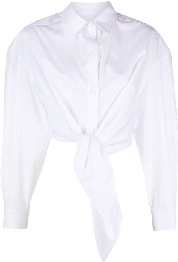 Alessandro enriquez Cropped blouse Wit