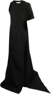 ALESSANDRO VIGILANTE Asymmetrische jurk Zwart