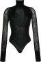 ALESSANDRO VIGILANTE Body met col Zwart - Thumbnail 1