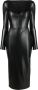 Alex Perry Midi-jurk met lange mouwen Zwart - Thumbnail 1