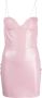 Alex Perry Mini-jurk van imitatieleer Roze - Thumbnail 1
