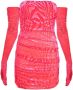 Alex Perry Mini-jurk met ruche Roze - Thumbnail 1