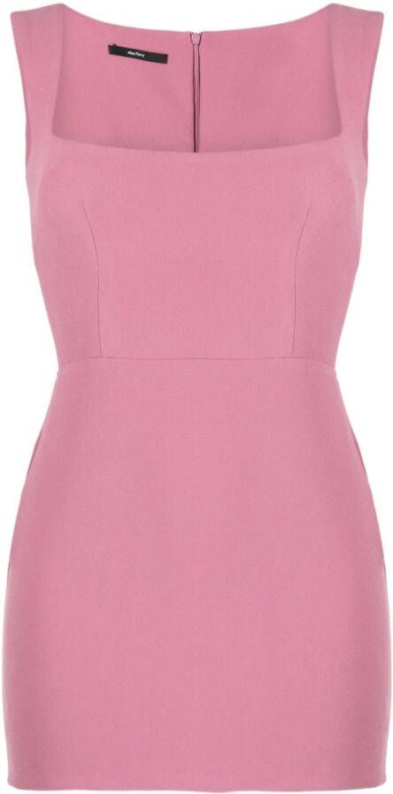 Alex Perry Mini-jurk met vierkante hals Roze