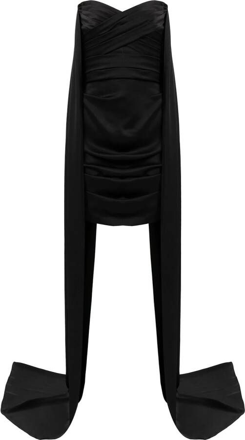 Alex Perry Strapless jurk Zwart