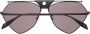 Alexander McQueen Eyewear Abstract zonnebril met piloten montuur Zwart - Thumbnail 1