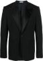 Alexander McQueen Blazer met zijden revers Zwart - Thumbnail 1