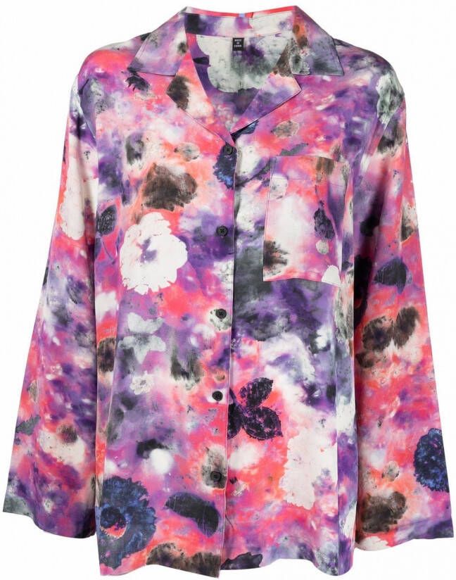 Alexander McQueen Blouse met bloemenprint Roze