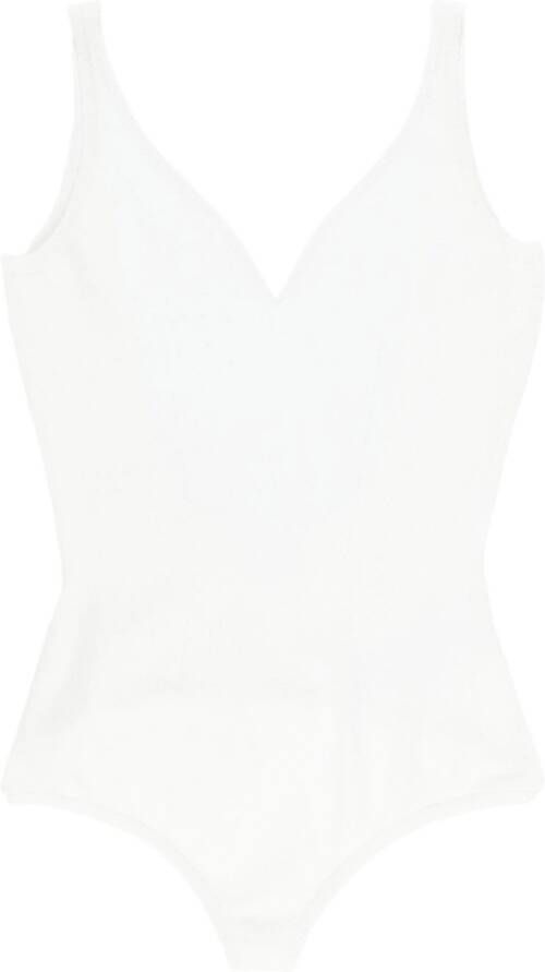 Alexander McQueen Body met V-hals Wit