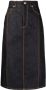 Alexander McQueen Denim midi-rok Blauw - Thumbnail 1