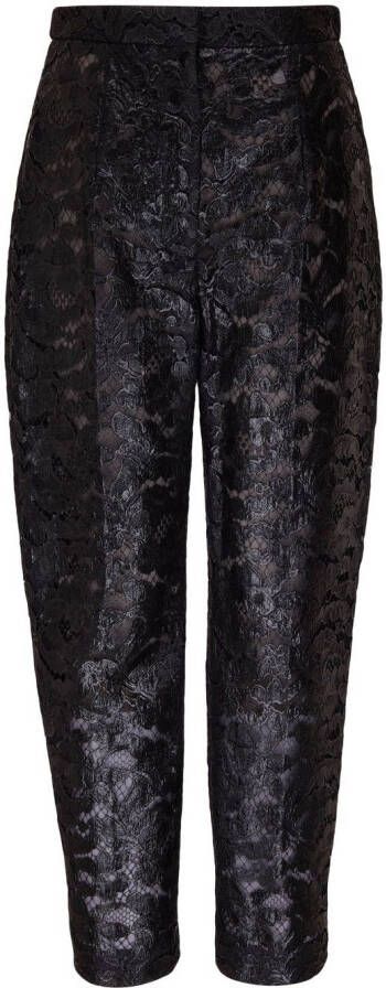 Alexander McQueen Cropped broek Zwart