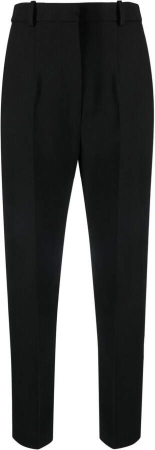 Alexander McQueen Cropped pantalon Zwart