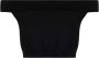 Alexander McQueen Cropped top Zwart - Thumbnail 1