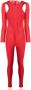 Alexander McQueen Jumpsuit met lange mouwen Rood - Thumbnail 1