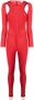 Alexander McQueen Jumpsuit met lange mouwen Rood - Thumbnail 1