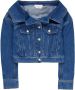 Alexander McQueen Denim jack Blauw - Thumbnail 1