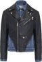 Alexander McQueen Denim jack Zwart - Thumbnail 1