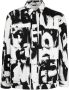 Alexander McQueen Denim jack Zwart - Thumbnail 1