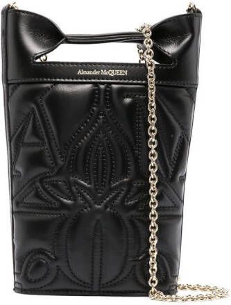 Alexander McQueen Bucket-tas met borduurwerk Zwart