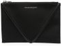 Alexander McQueen Envelop clutch met logoprint Zwart - Thumbnail 1