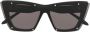 Alexander McQueen Eyewear AM0361 zonnebril met cat-eye montuur Zwart - Thumbnail 1