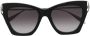 Alexander McQueen Eyewear AM0375S cat-eye zonnebril Zwart - Thumbnail 1