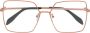 Alexander McQueen Eyewear Bril met oversized montuur Goud - Thumbnail 1