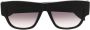 Alexander McQueen Eyewear Zonnebril met D-montuur Zwart - Thumbnail 1