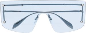 Alexander McQueen Eyewear Zonnebril met spikes Zilver