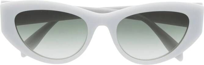Alexander McQueen Eyewear Zonnebril met vierkant montuur Grijs