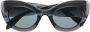 Alexander McQueen Eyewear Zonnebril met cat-eye montuur Grijs - Thumbnail 1
