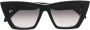 Alexander McQueen Eyewear Zonnebril met kattenoog montuur Zwart - Thumbnail 1