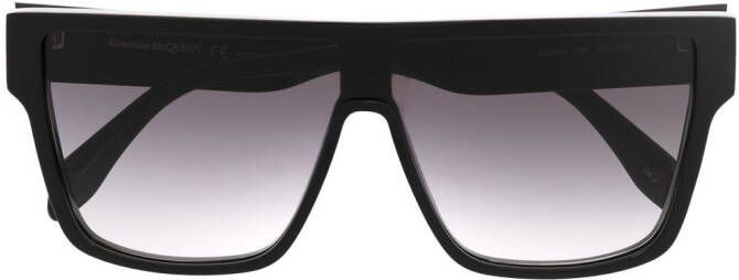 Alexander McQueen Eyewear Zonnebril met kleurverloop Zwart