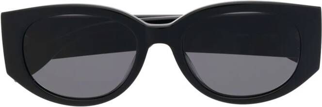 Alexander McQueen Eyewear Zonnebril met logo Zwart
