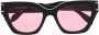 Alexander McQueen Eyewear Zonnebril met logoprint Zwart - Thumbnail 1