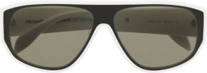 Alexander McQueen Eyewear Zonnebril met oversized montuur 9040 WHITE