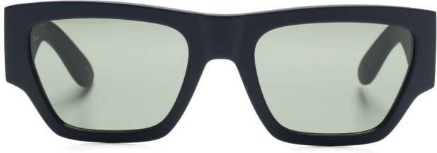 Alexander McQueen Eyewear Zonnebril met vierkant montuur Blauw