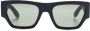 Alexander McQueen Eyewear Zonnebril met vierkant montuur Blauw - Thumbnail 1