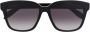 Alexander McQueen Eyewear Zonnebril met vierkant montuur Zwart - Thumbnail 1