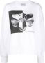 Alexander McQueen Sweater met bloemenprint Wit - Thumbnail 1