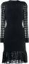 Alexander McQueen Gebreide mini-jurk Zwart - Thumbnail 1