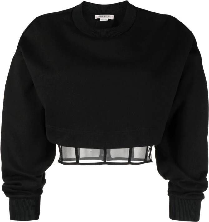 Alexander McQueen Gelaagd sweater Zwart