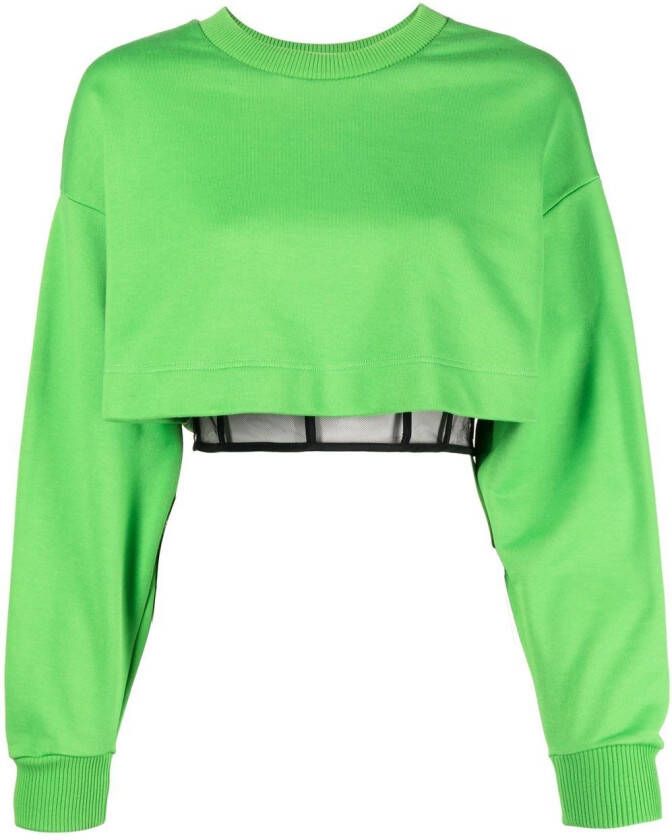 Alexander McQueen Gelaagde sweater Groen