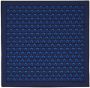 Alexander McQueen Sjaal met print Blauw - Thumbnail 1