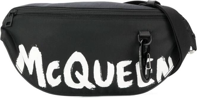 Alexander McQueen Harnas oversized heuptas Zwart