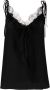 Alexander McQueen Hemd met afwerking van kant Zwart - Thumbnail 1