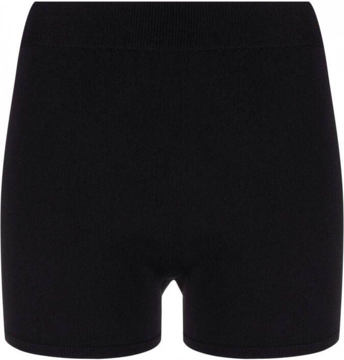 Alexander McQueen High waist shorts Zwart