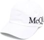 Alexander McQueen Honkbalpet met geborduurd logo Wit - Thumbnail 1
