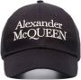 Alexander McQueen Honkbalpet met geborduurd logo Zwart - Thumbnail 1