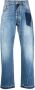 Alexander McQueen Jeans met patchwork Blauw - Thumbnail 1